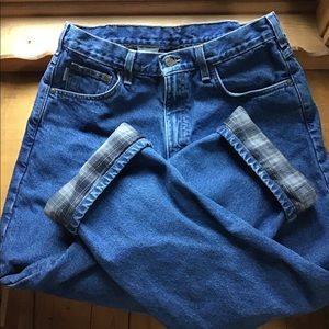 Lined carhartt jeans